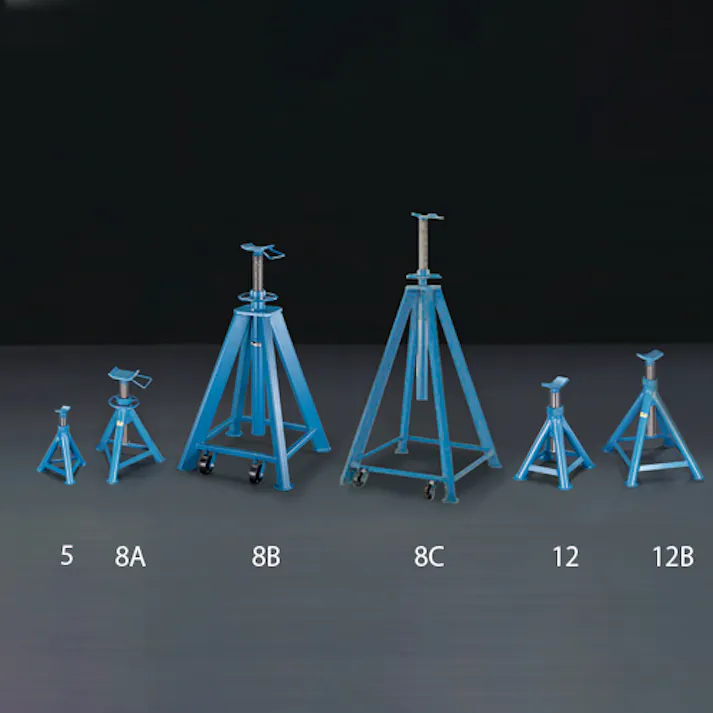 ESCO 12.0ton/325- 485mm Axleスタンド(スピンドル式) EA993DC-12 4550061532317(CDC)【別送品】