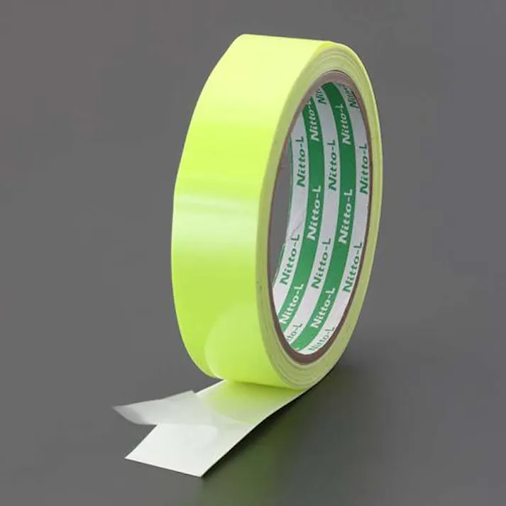 ESCO 25mmx 5m 蛍光・蓄光テープ(高輝度) EA983GJ-33 4550061536018(CDC)【別送品】