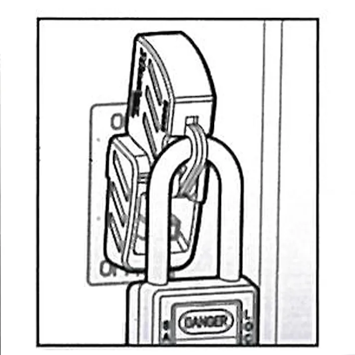 ESCO 26x 75x44mm 電気ブレーカーロックアウト EA983T-82 4550061544761(CDC)【別送品】