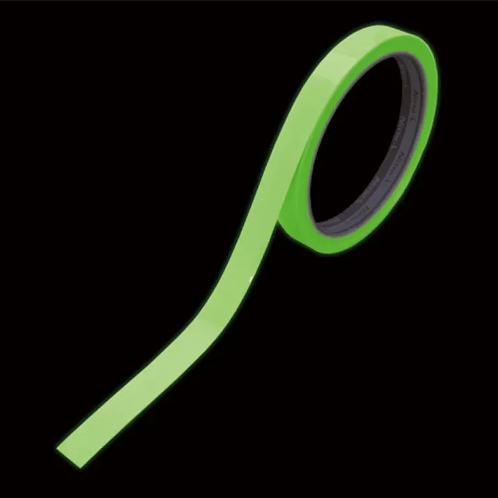 蛍光・蓄光テープ(高輝度) 12mmx5m EA983GJ-31 4550061576267【別送品】