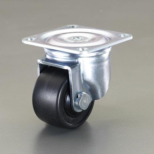 ナンシン キャスター(自在金具付・低床重荷重) 50mm EA986PR-11 4550061589557【別送品】