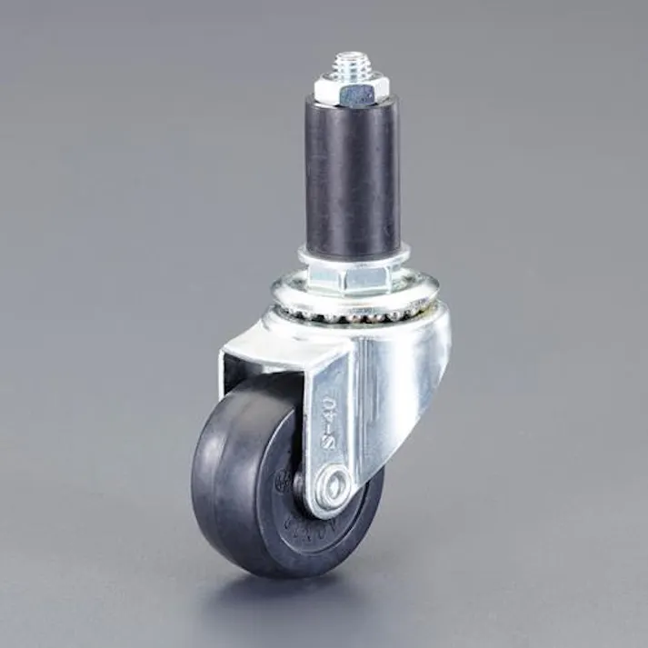 ナンシン キャスター(自在金具・パイプ用) 50mm/22mm EA986PT-836 4550061589687【別送品】
