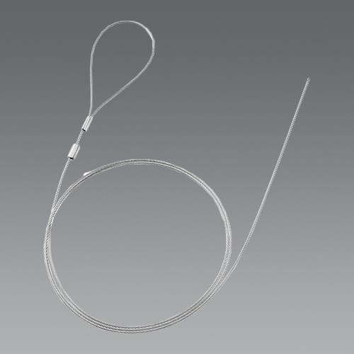 サンワサプライ セキュリティワイヤー φ1.5mmx1.0m EA983TS-261 4550061590447【別送品】