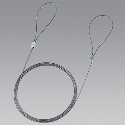 サンワサプライ セキュリティワイヤー φ1.0mmx1.5m EA983TS-251 4550061590669【別送品】