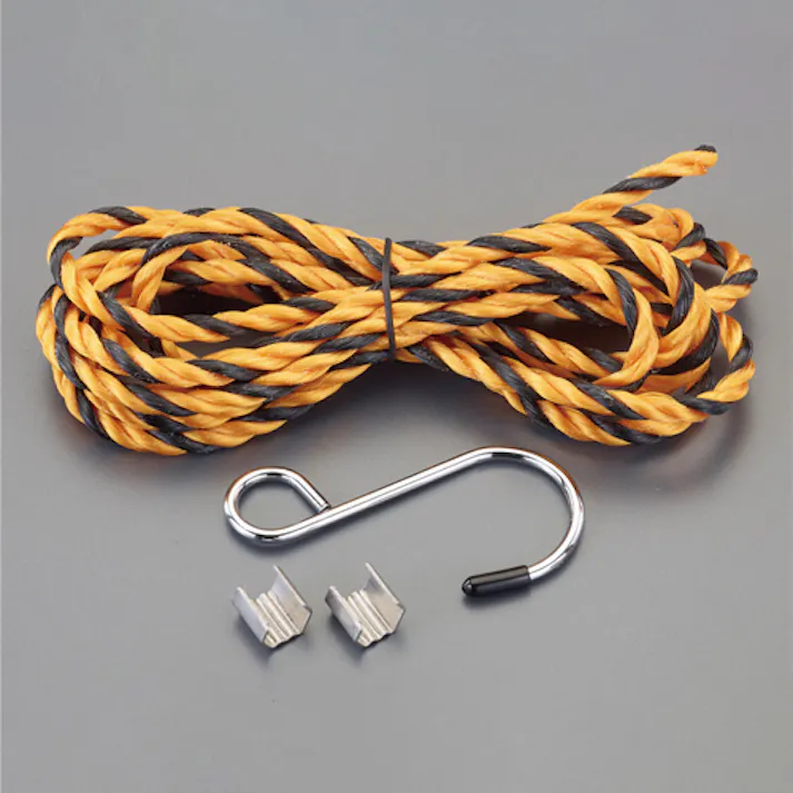 ESCO 110x235x125mm タイヤストッパー(黒/3mヒモ付/1組) EA984VA-91 4550061591444(CDC)【別送品】