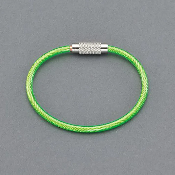 ESCO 3mmx120mm セーフティーツールランヤード用ワイヤーループ EA983SP-111 4550061603413(CDC)【別送品】