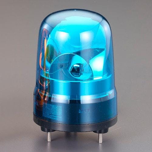 パトライト(PATLITE) DC12～24V LED回転灯(青色) EA983FS-124BA