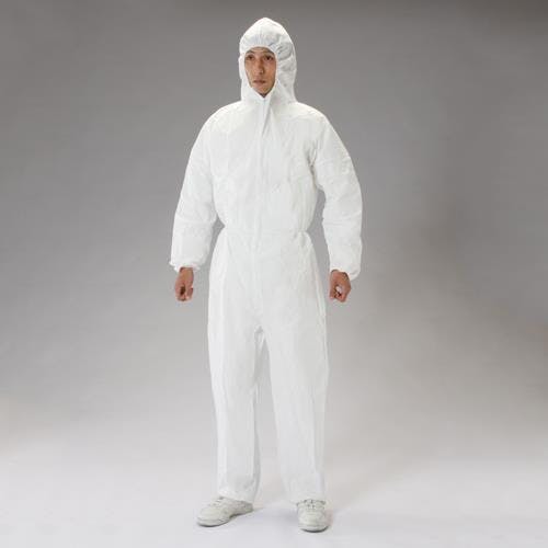 日本製紙クレシア(CRECiA) 防護服(使い捨て/粉体防護用) [LL] EA996AY-12A 4550061627471【別送品】
