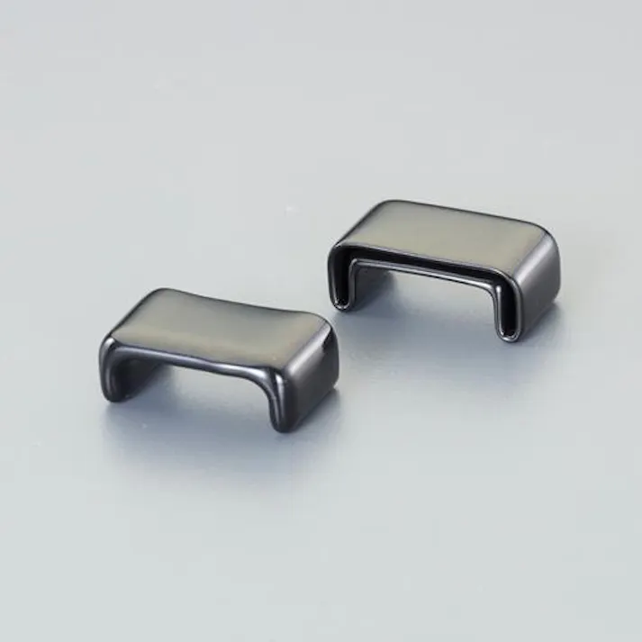篠原電機 23.6x 7 x2.3mm チャンネル型保護キャップ(黒/2個) EA983FP-113 4550061711606(CDC)【別送品】