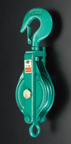 スリーエッチ 強力型滑車(1車) 175mm EA987HA-175A 4550061763919【別送品】