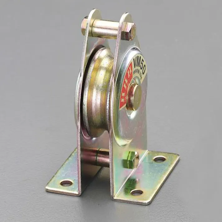 スリーエッチ 縦型固定滑車(1車/メタル) 75mm/250kg EA987HS-2 4550061765555【別送品】