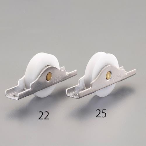 戸車(平型・ポリアセタール樹脂車・ステンレス枠) 30mm EA986RH-21 4550061765999【別送品】