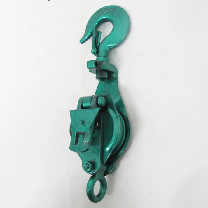 スリーエッチ 強力型滑車(2車) 125mm EA987HA-125B 4550061773895【別送品】