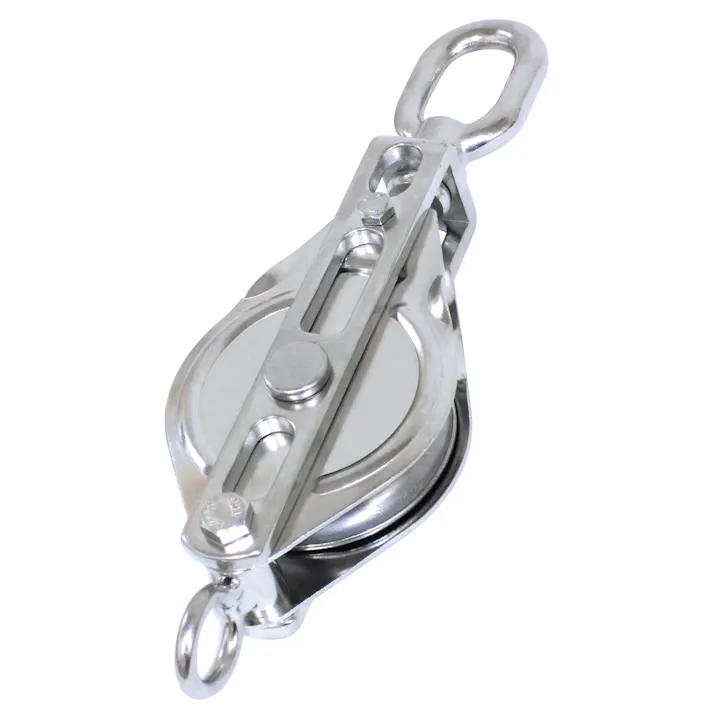 スリーエッチ オーフ型滑車 100mm/1ton EA987HJ-32 4550061778951【別送品】