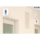 ユニット(UNIT) トイレ表示板(突き出し型/男女表示) 150x150mm EA983BK-68 4550061807057【別送品】