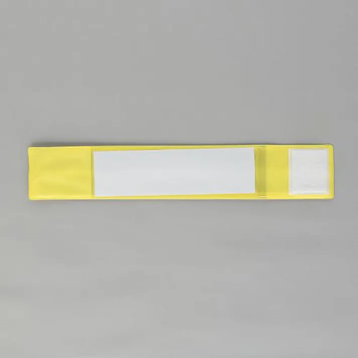 ユニット(UNIT) 腕章(差込式・ワンタッチタイプ/黄) 400x70mm EA983RG-82 4550061812884【別送品】