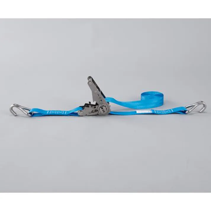 ベルト荷締機(ステンレス製/青) 453kg/38mmx6.0m EA982BB-114 4550061818121【別送品】