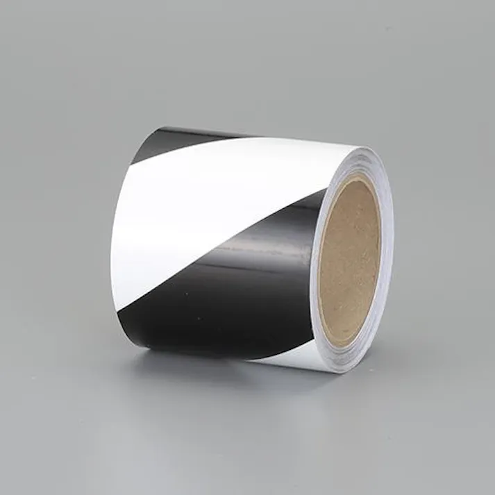 ESCO 100mmx9.1m 蓄光テープ(黒/白) EA983G-54B 4550061820070(CDC)【別送品】