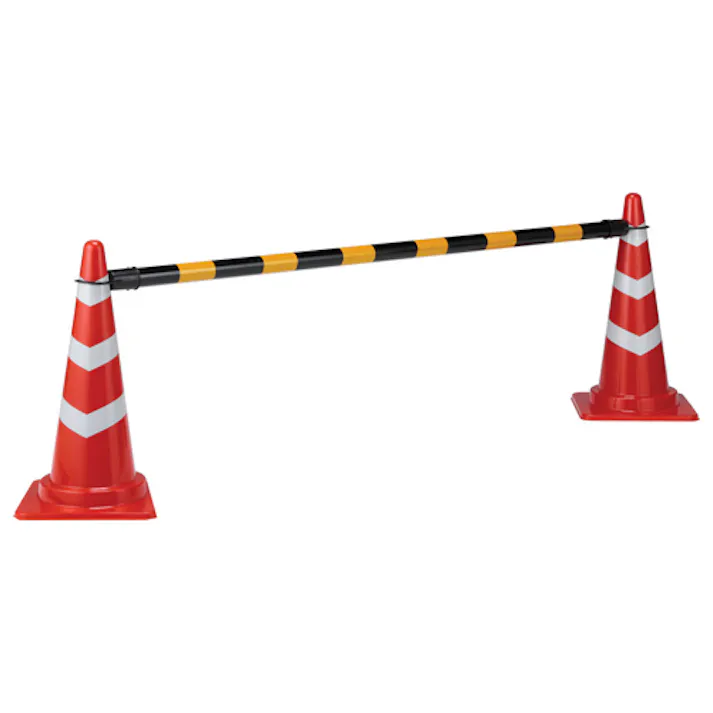 三甲(サンコー) 太径ガードバー(黄/黒・6本) 1.5m EA983FV-221 4550061836064【別送品】