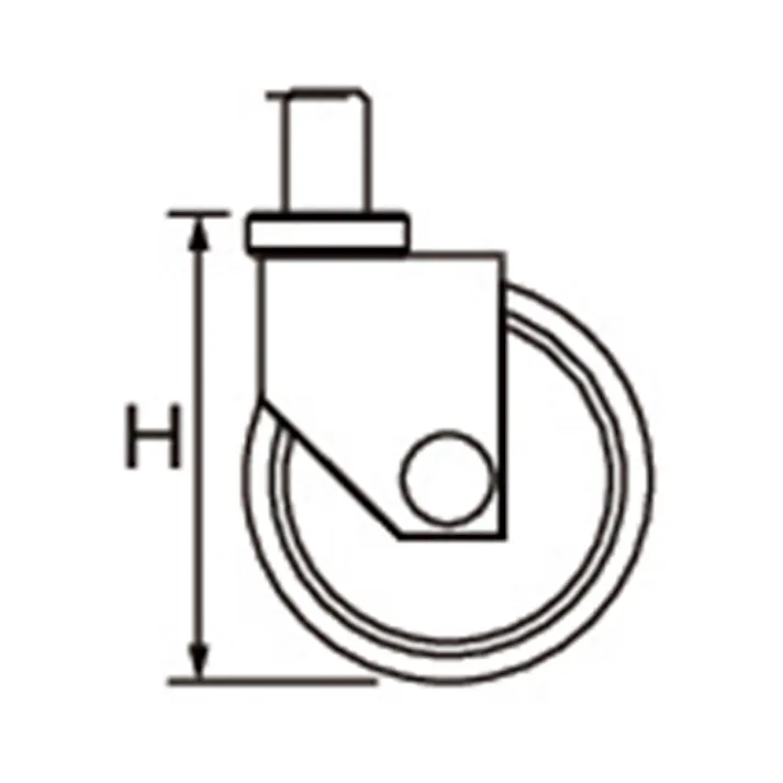東信製作所(トーシン) キャスター(ツインホイール/W3/8”) 100mm EA986TH-103 4550061847565【別送品】