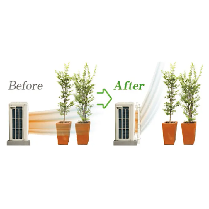 タカラ産業 622x774x111mm 室外機ルーバー EA997MZ-22 4550061868201(CDC)【別送品】