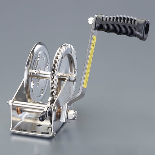 正規品／エスコ 680kg ハンドウィンチ ESCO バイク 車 自動車 自転車 ESCO 545kg ハンドウインチ(ステンレス製⁄ストラップ付) EA989RB-4