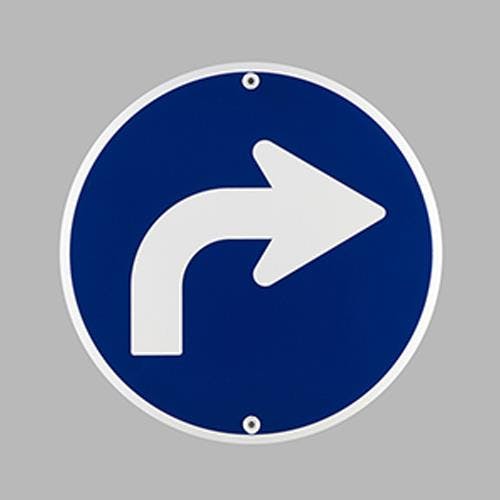 構内標識[右] φ600mm EA983AE-14 4550061933541【別送品】