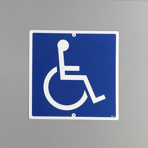 構内道路標識[身障者] 600x600mm EA983AE-44 4550061933640【別送品】