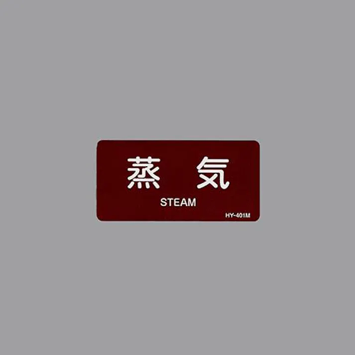 ESCO 40x 80mm JIS配管識別ステッカー(蒸気/10枚) EA983MF-11 4550061953983(CDC)【別送品】