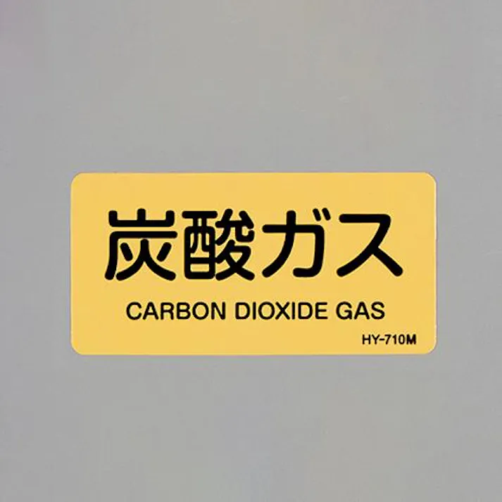 ESCO 40x 80mm JIS配管識別ステッカー(炭酸ガス/10枚) EA983MJ-26 4550061954270(CDC)【別送品】