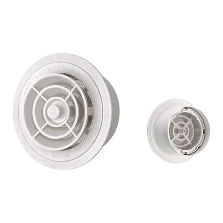 丸型レジスター(クーラーキャップ兼用/樹脂製) 100mm EA997MH-3 4550061957424【別送品】