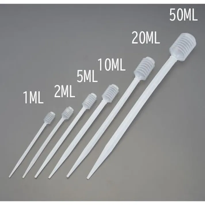 サンプラテック 5.0ml ベローズピペット(10本) EA990PP-5B 4550061959077(CDC)【別送品】