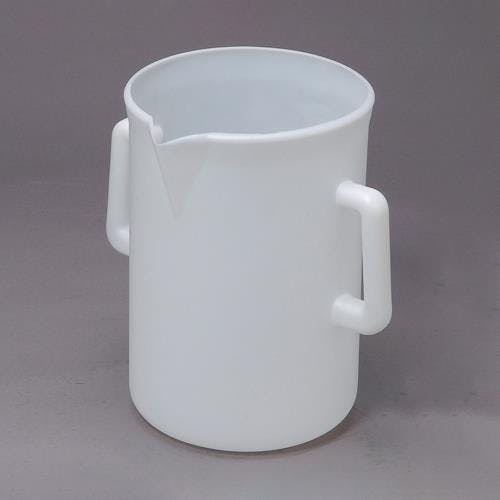 瑞穂化成工業 両取手付ポリビーカー 10L EA991KV-100 4550061981191【別送品】