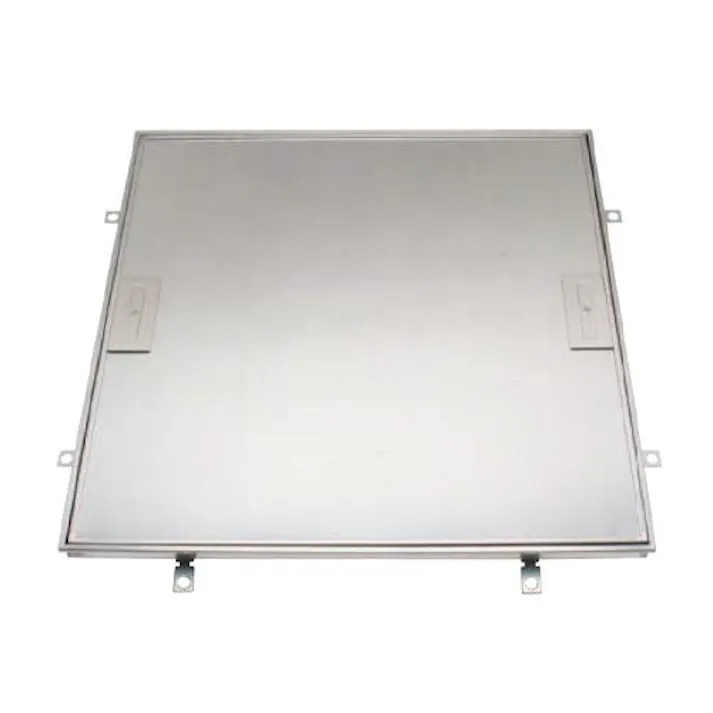 カネソウ フロアハッチ(張物用/把手式施錠タイプ) 300角用 EA997LE-73 4550061994016【別送品】