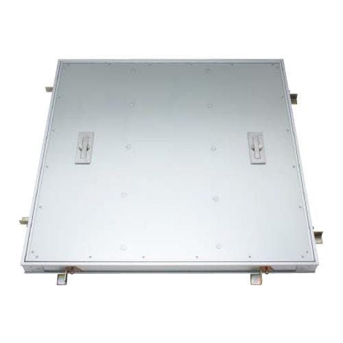カネソウ 450角用フロアハッチ(張物用/把手式/アルミ目地) EA997LE-91