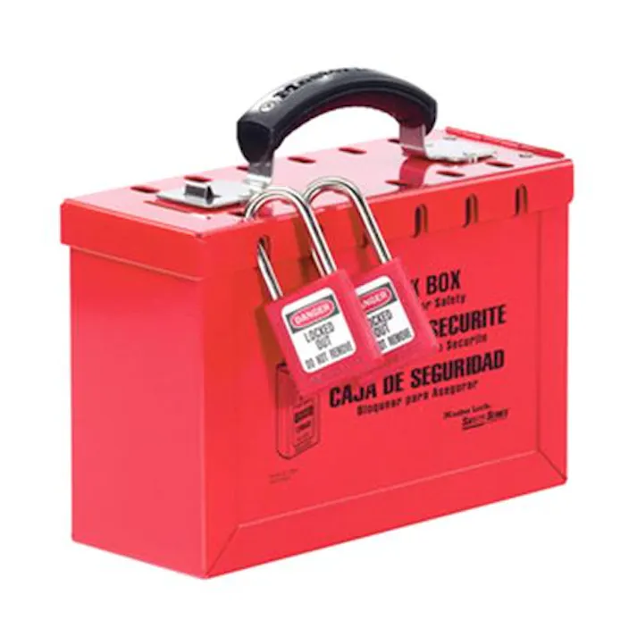 ESCO 233x155x 95mm ロックアウトBOX(スチール製) 鍵・錠 4548745341737 EA504ML(CDC)【別送品】