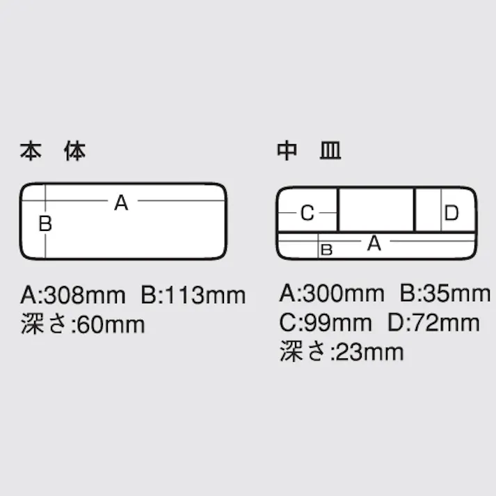明邦化学工業(MEIHO) 工具箱(中皿付) 322x128x100mm EA505MD-1 4548745639964【別送品】