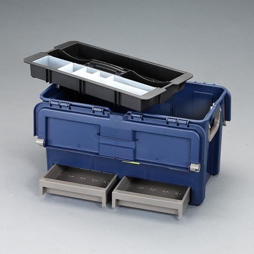 工具箱(中皿・引出し付) 540x296x292mm EA505RA-47 4518340025622【別送品】