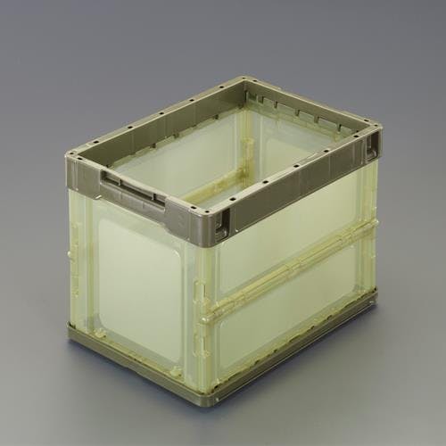 ESCOオリジナル コンテナ(透明OD/薄型/5コ) 366x264x272mm/20.0L EA506AA-29E 4550061935378【別送品】