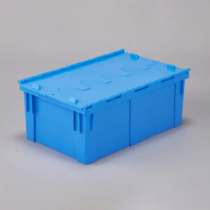 三甲(サンコー) コンテナ(青/蓋付) 545x345x220mm/29.6L EA506AA-96 4550061833414【別送品】