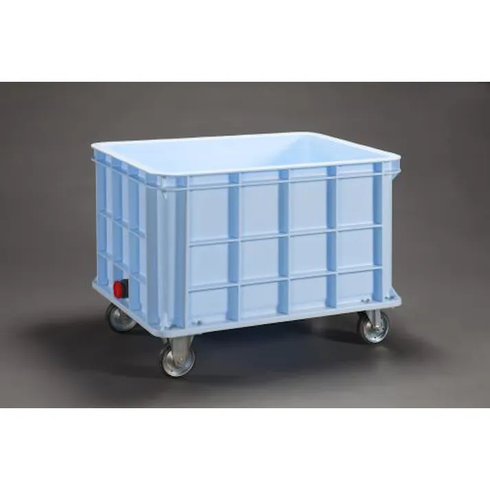 三甲(サンコー) コンテナ(排水栓・キャスター付) 1096x793x643mm EA506AG-14 4548745071245【別送品】