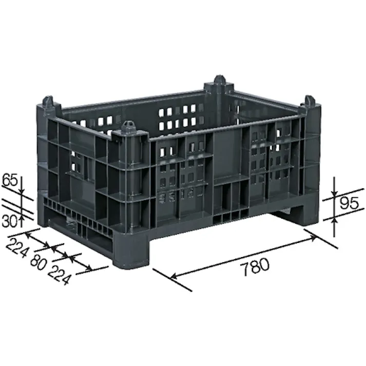 三甲(サンコー) コンテナ(キャスター付) 883x642x517mm/211L EA506AG-3 4548745055320【別送品】