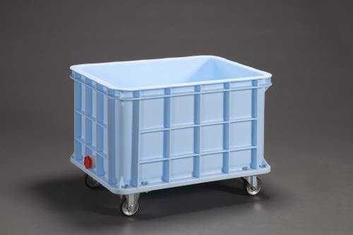 三甲(サンコー) コンテナ(排水栓・キャスター付) 883x642x517mm EA506AG-4 4548745055504【別送品】