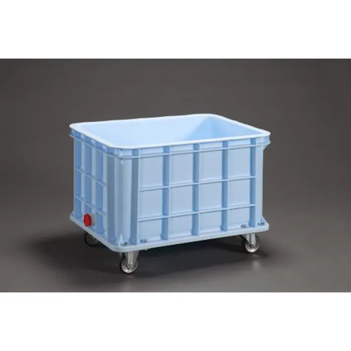 三甲(サンコー) コンテナ(排水栓・キャスター付) 883x642x517mm EA506AG-4 4548745055504【別送品】