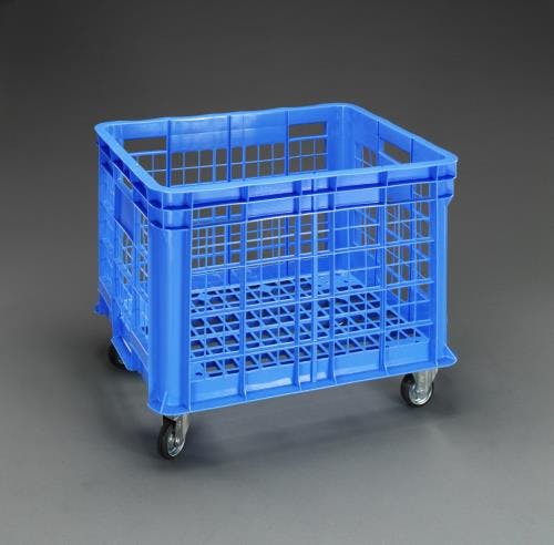 三甲(サンコー) コンテナ(キャスター付) 925x665x570mm/274L EA506AG-52 4518340201521【別送品】