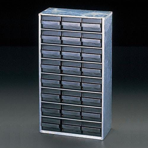 パーツキャビネット(ESD) 306x150x552mm/3列 8段 EA506EC-24 4518340206922【別送品】