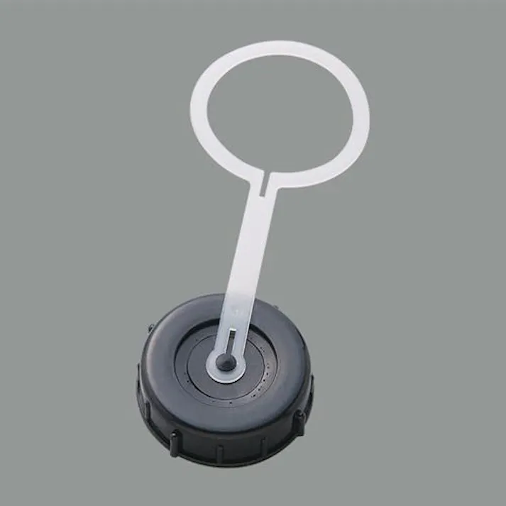 瑞穂化成工業 ポリタンク用キャップ(平たん側ツル付/ブラック) 20L EA508AT-238 4550061984789【別送品】