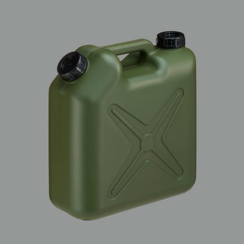 瑞穂化成工業 ポリタンク(モスグリーン/ノズル無/3個) 10L EA508AT-315B 4550061984833【別送品】