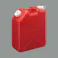 瑞穂化成工業 ポリタンク(赤/ノズル無/5個) 20L EA508AT-321B 4550061985038【別送品】