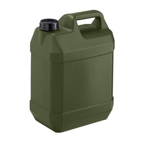 瑞穂化成工業 ポリタンク(遮光性/モスグリーン/ノズル無/5個) 4L EA508AT-331B 4550061980828【別送品】